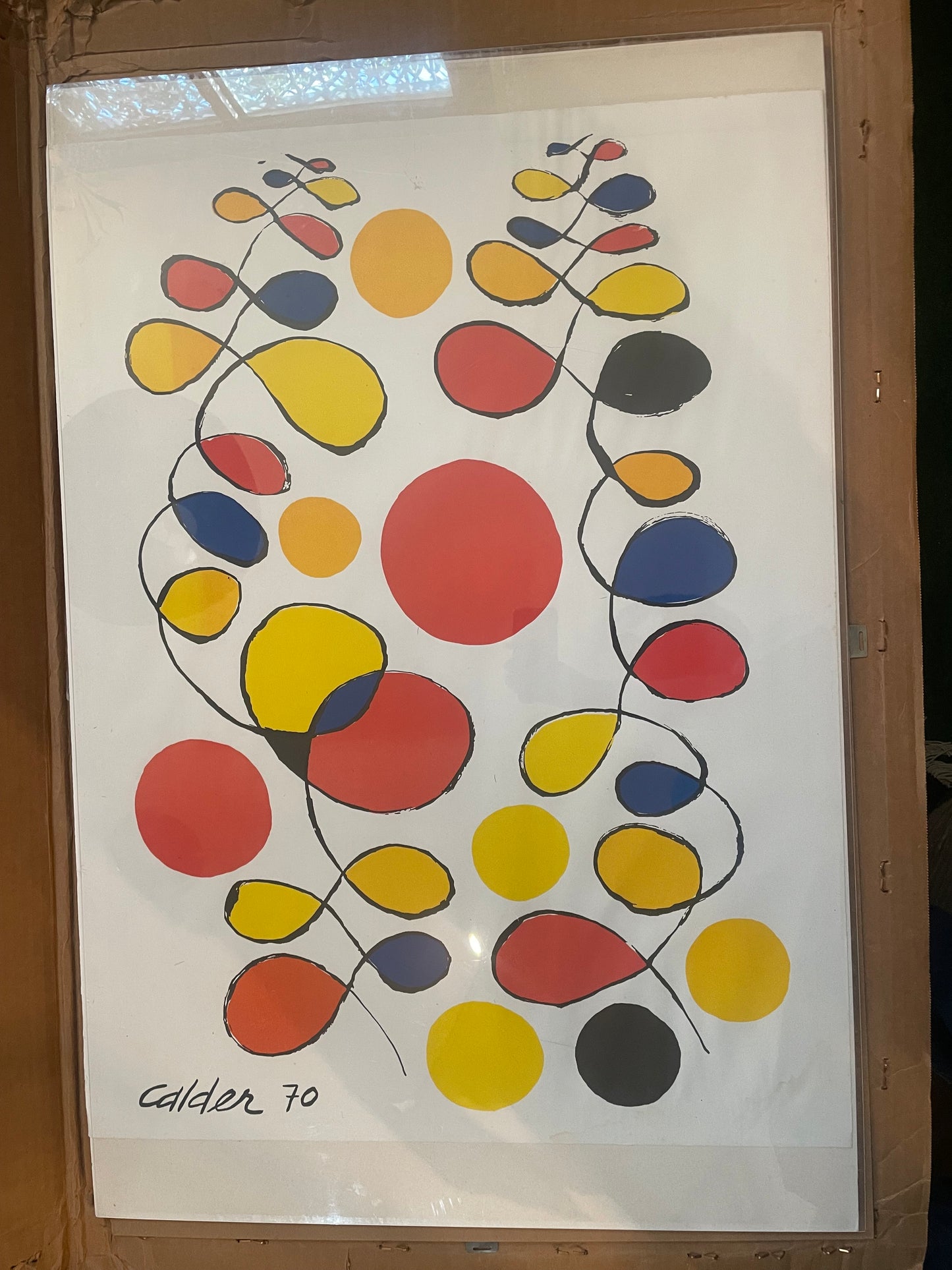 Lithograph by Alexander Calder (1970)