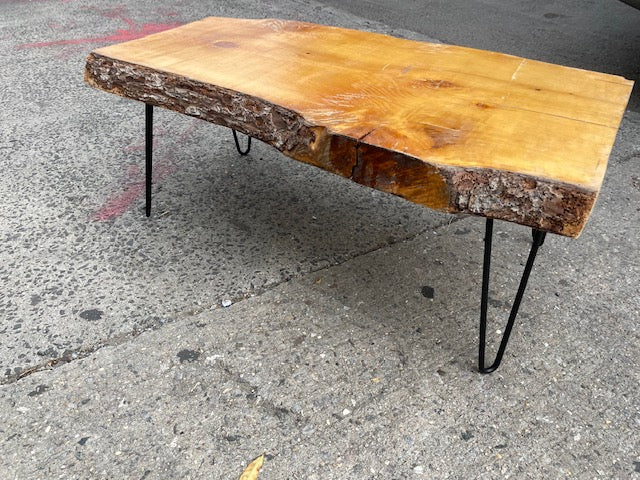 Live edge coffee table 36x20x15" tall