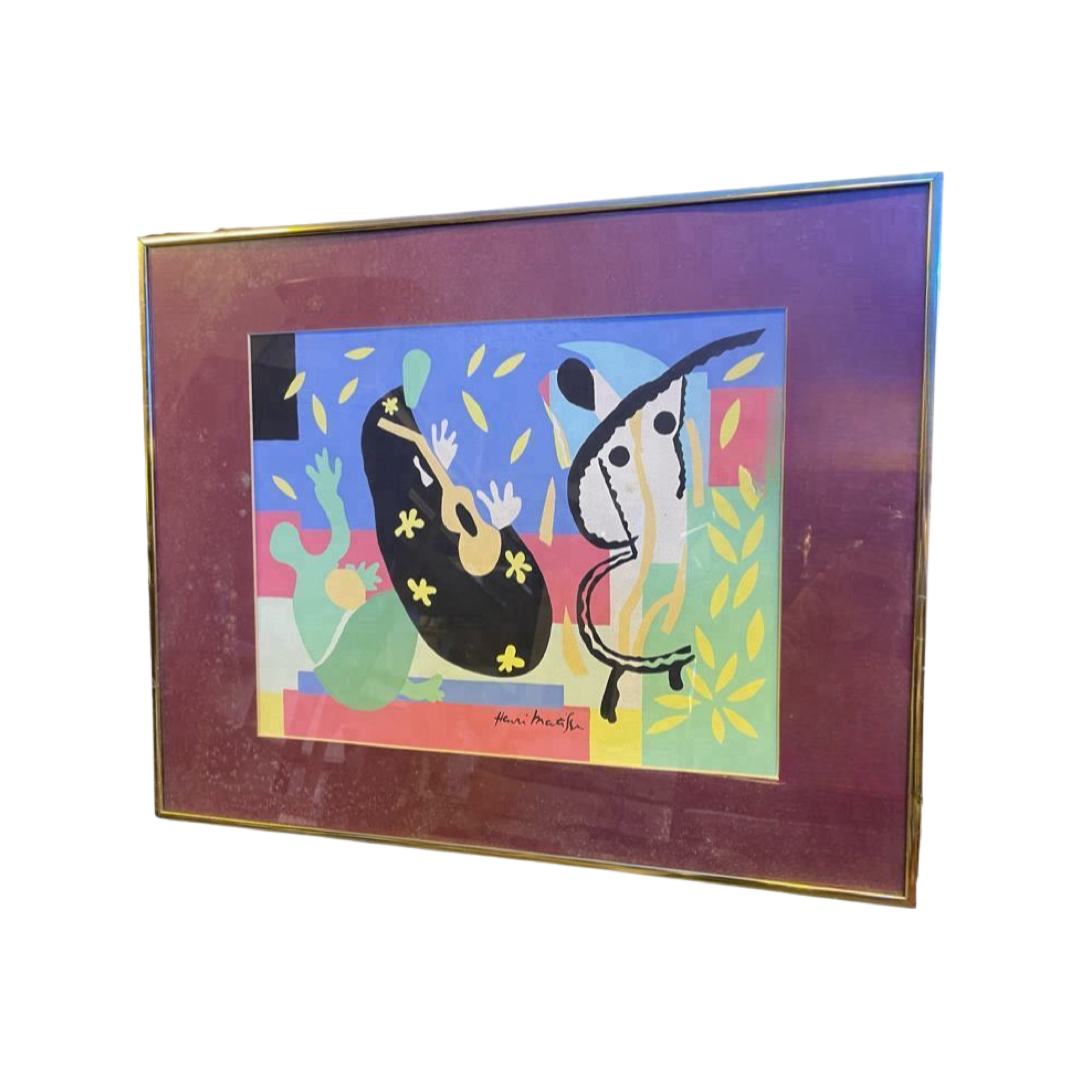 High End Framed Sorrows of the King Matisse Print