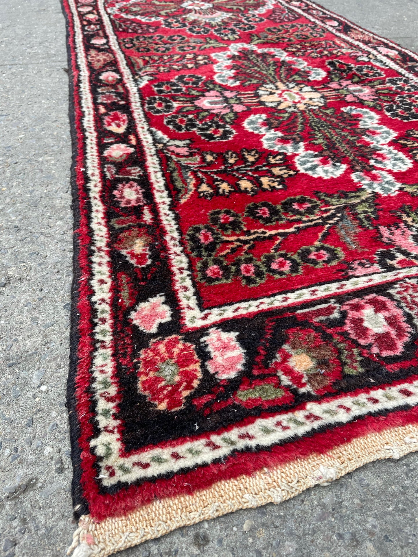 Red Runner Rug 3x10’