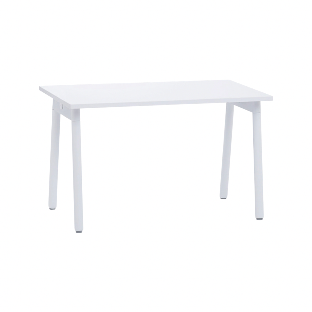 White Metal Poppin Alpha Desk