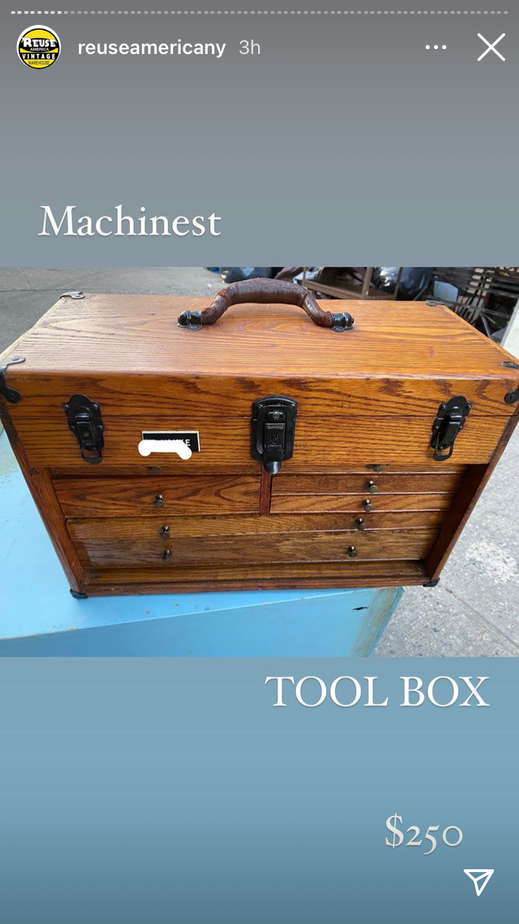 Vintage Industrial Tool Boxes - Wood & Metal