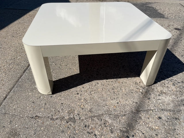 Postmodern Square Laminate Coffee Table