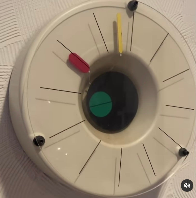 POSTMODERN BATTERY OPERATED CLOCK