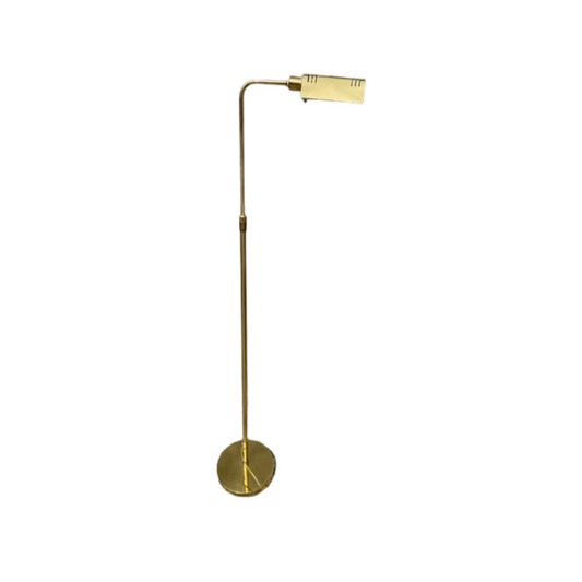 Vintage Brass Pharmacy Floor Lamp MCM