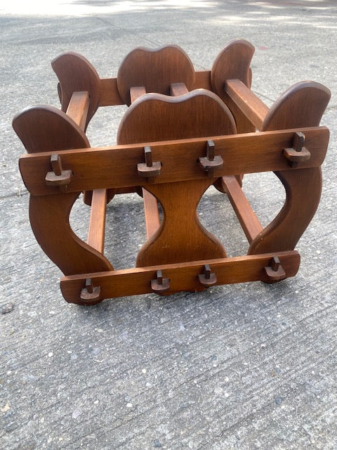 Unique Wooden Wine Rack MCM