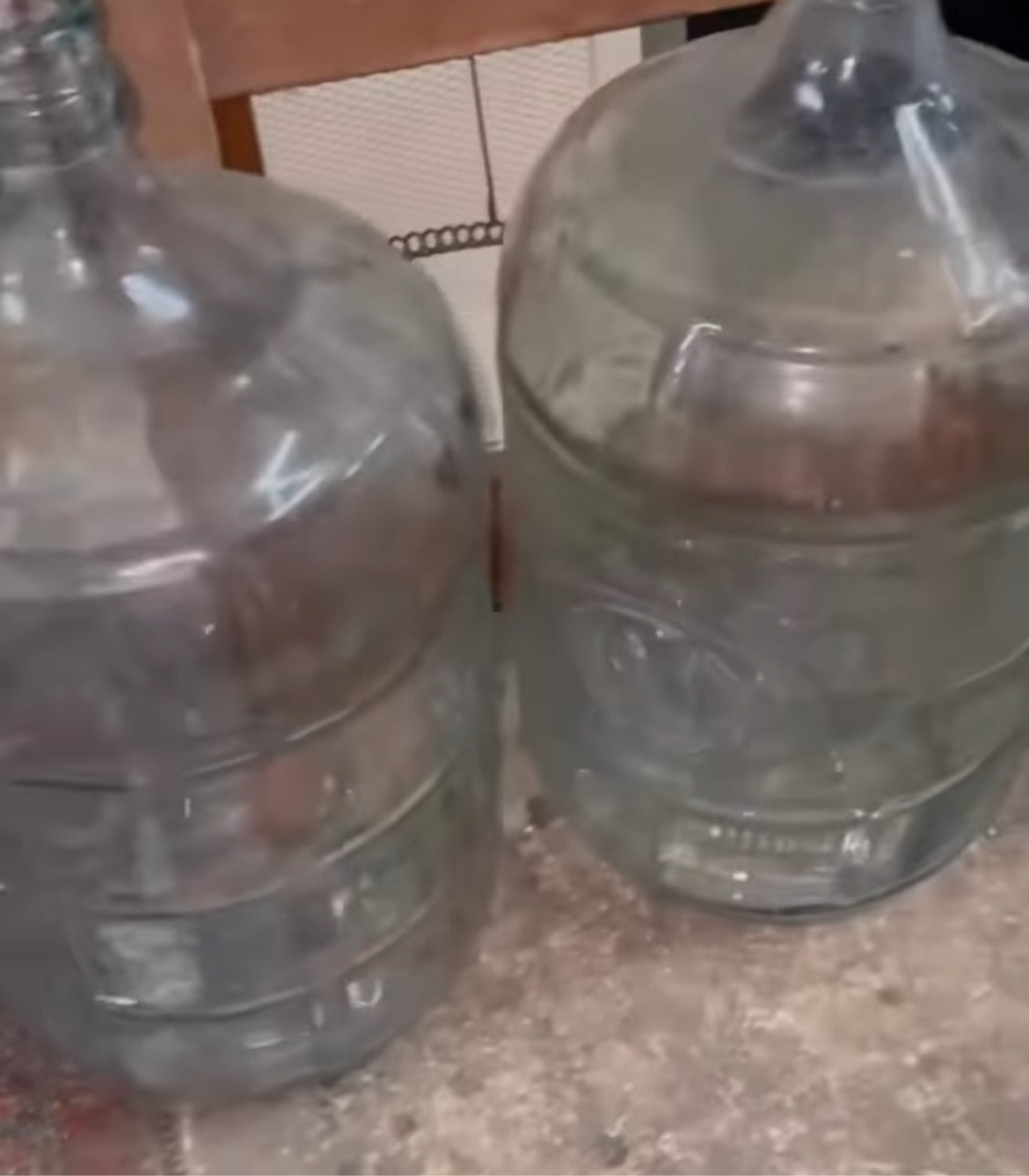 Vintage Industrial Glass 5 Gallon Water Jugs