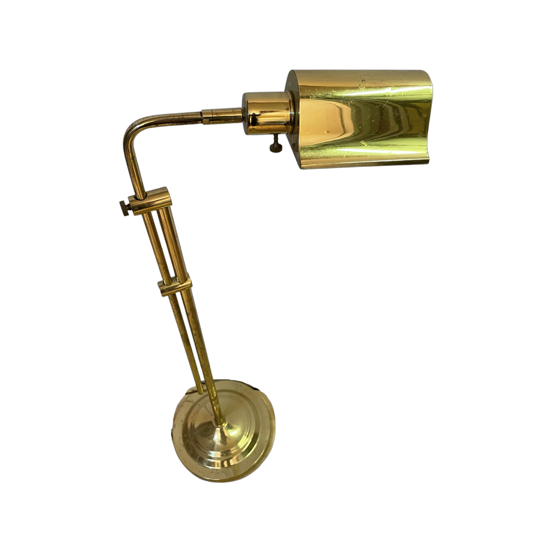 Brass Adjustable Floor Lamp (Pair Available Priced Individually)