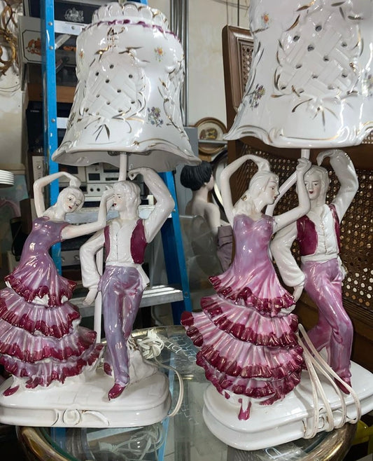 FIGURATIVE PORCELAIN TABLE LAMPS