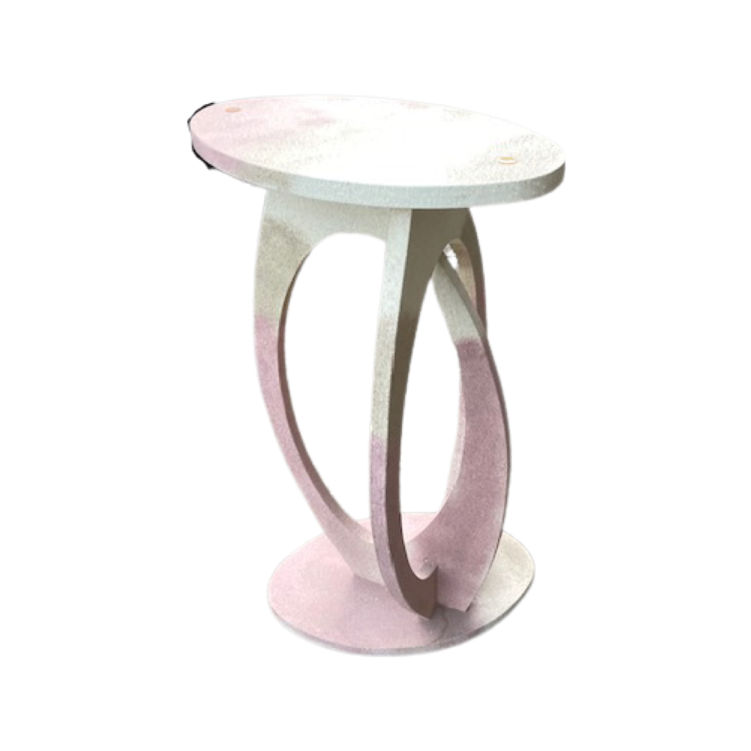 Postmodern Sculptural Ellipses Art Pedestals (Multiple Available Priced Individually)