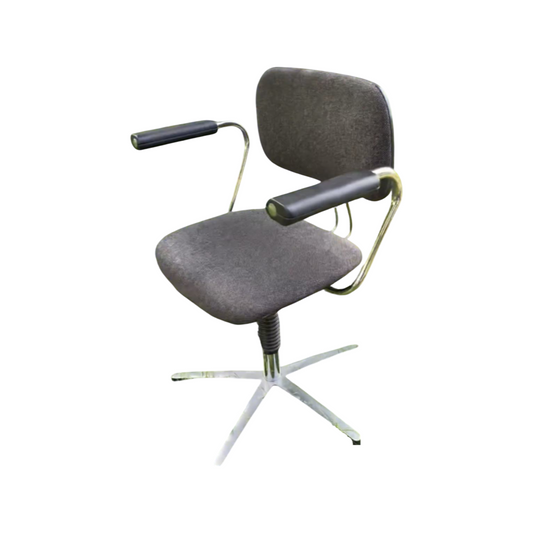 Postmodern Italian Designer Desk Chair Single on Wheels