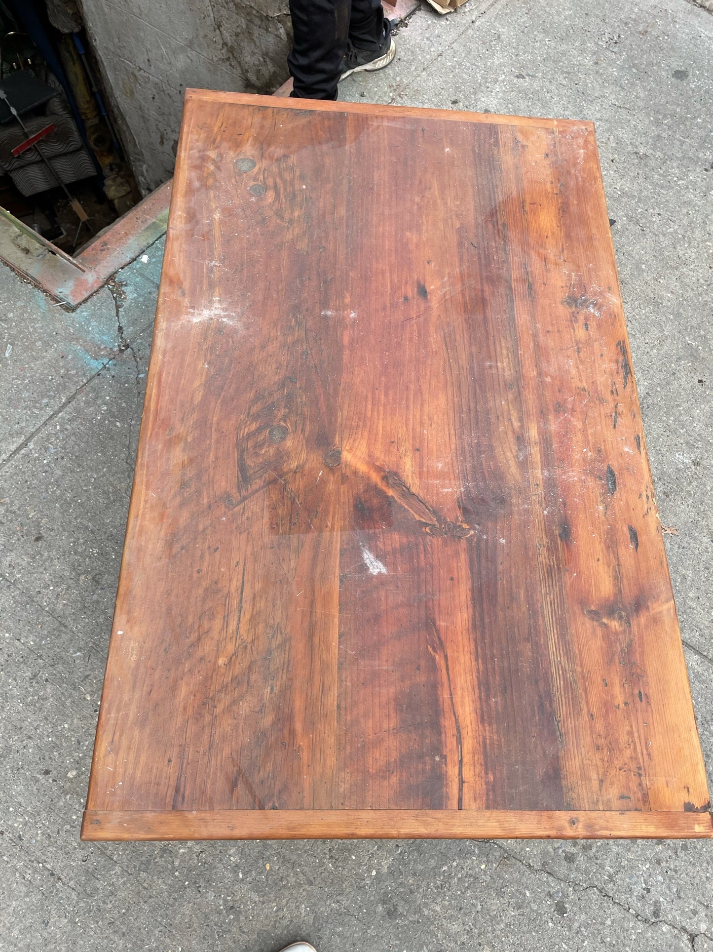 Rustic Solid Reclaimed Wood Large Coffee Table