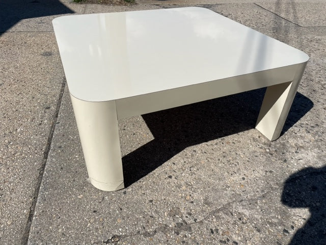 Postmodern Square Laminate Coffee Table