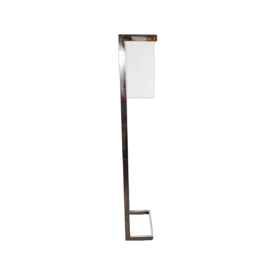 Milo Baughman Chrome Mid Century Modern Floor Lamp