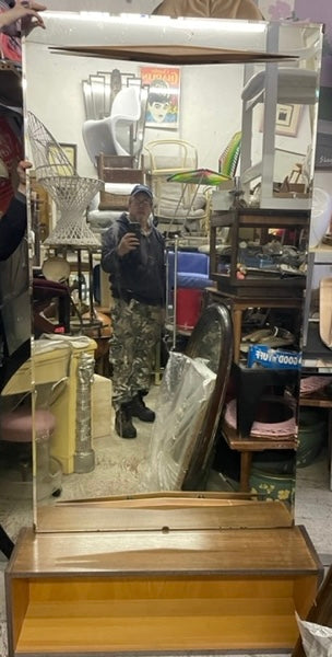 Large TALL MCM Super Cool Floor Mirror