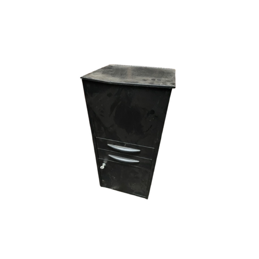 Black Industrial Small Metal Locking File Cabinets