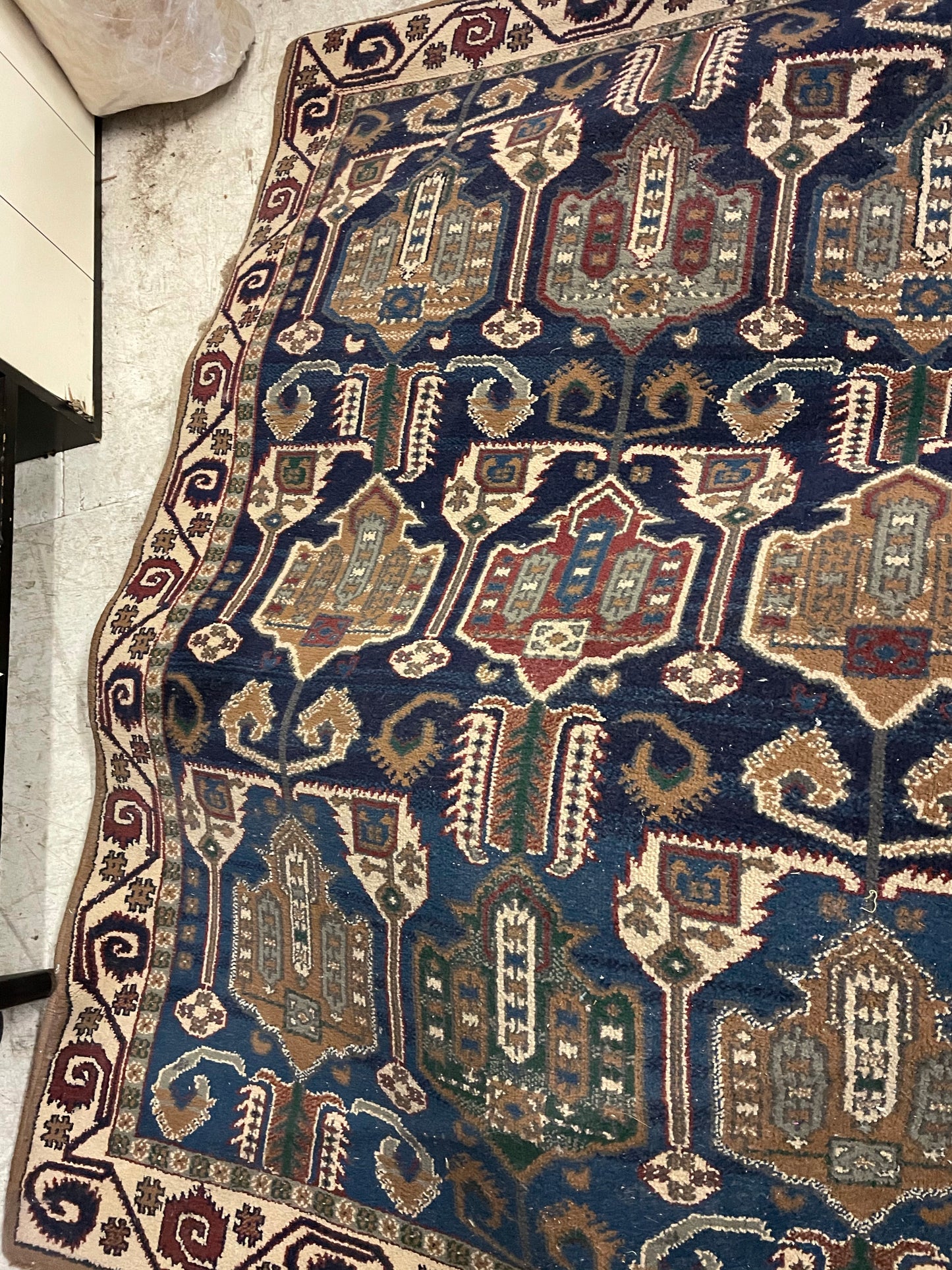 Egyptian Tut Bengola Blue Rug 4x6’