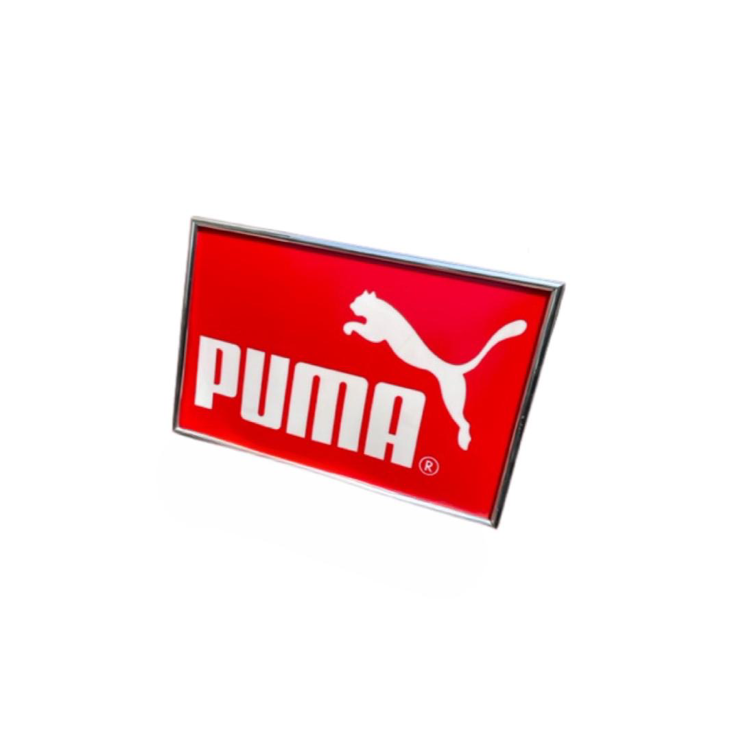 Light Up Red Puma Sign