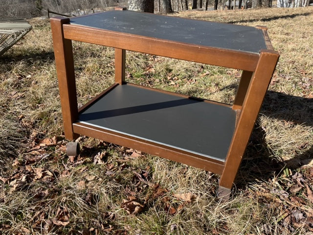 26x18x23" tall mid century bar Cart