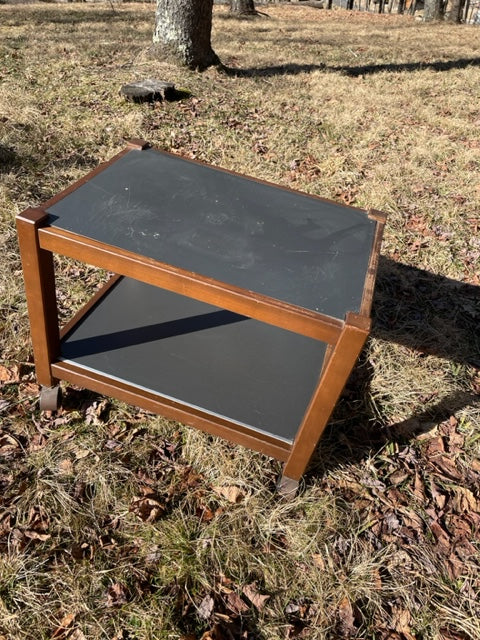 26x18x23" tall mid century bar Cart