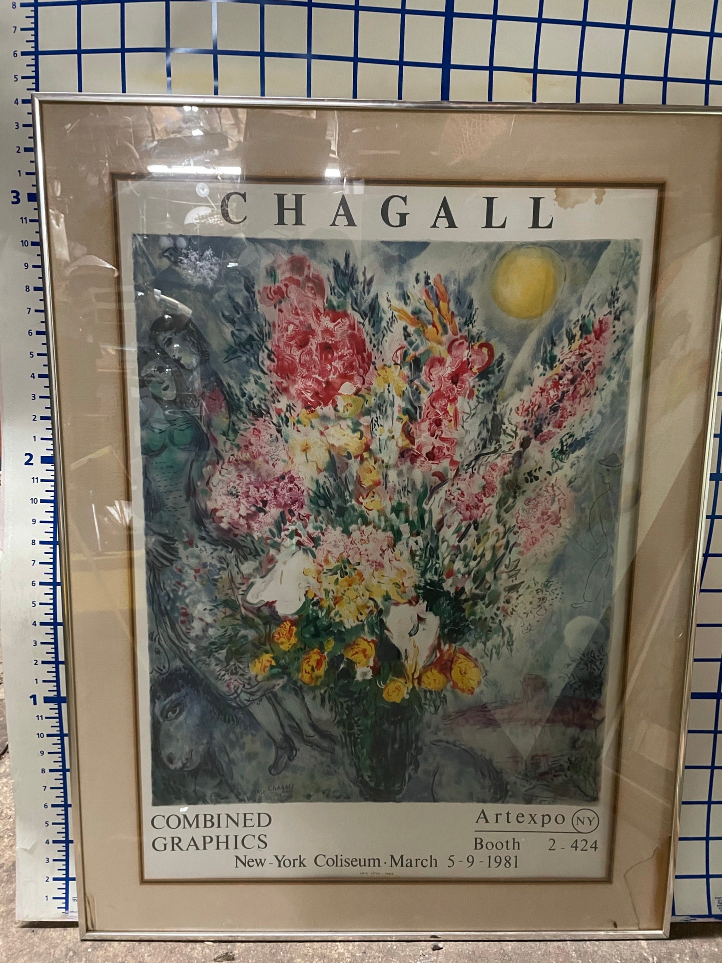 Chagall Rare Floral framed Print