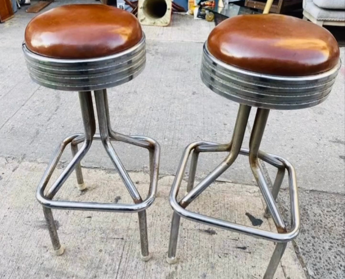 Retro Stool Brown