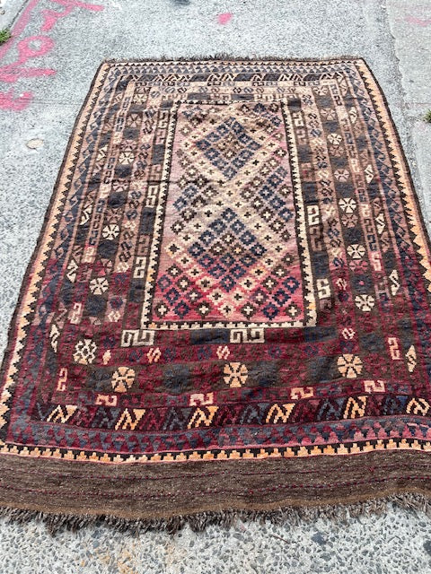 Vintage Handmade Kilim Rug 5x7’