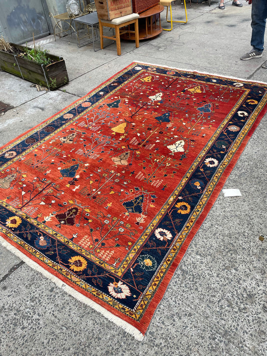 Vintage Persian Kashkuli 6x10’