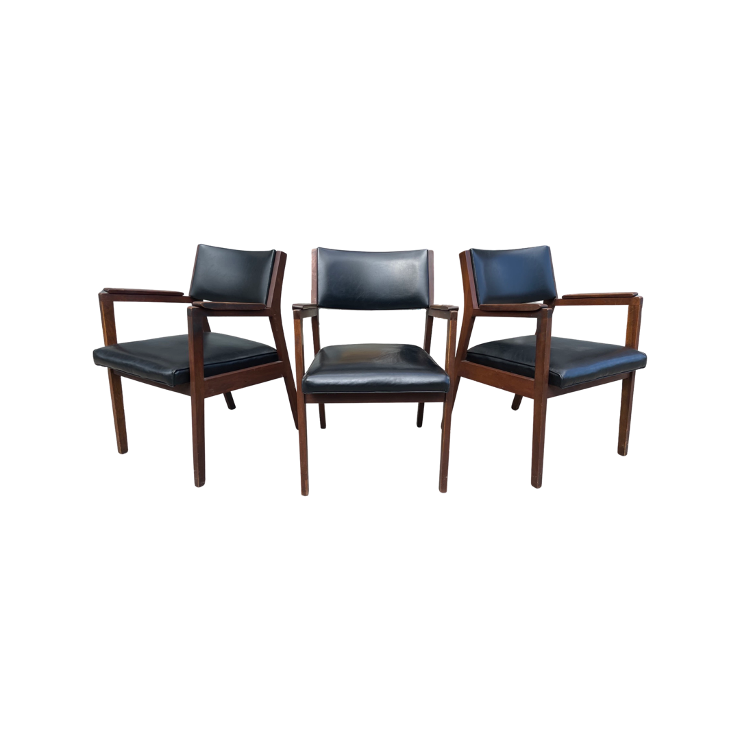 MCM Alma Trend Armchairs Designed After Jens Risom (Priced Individually)