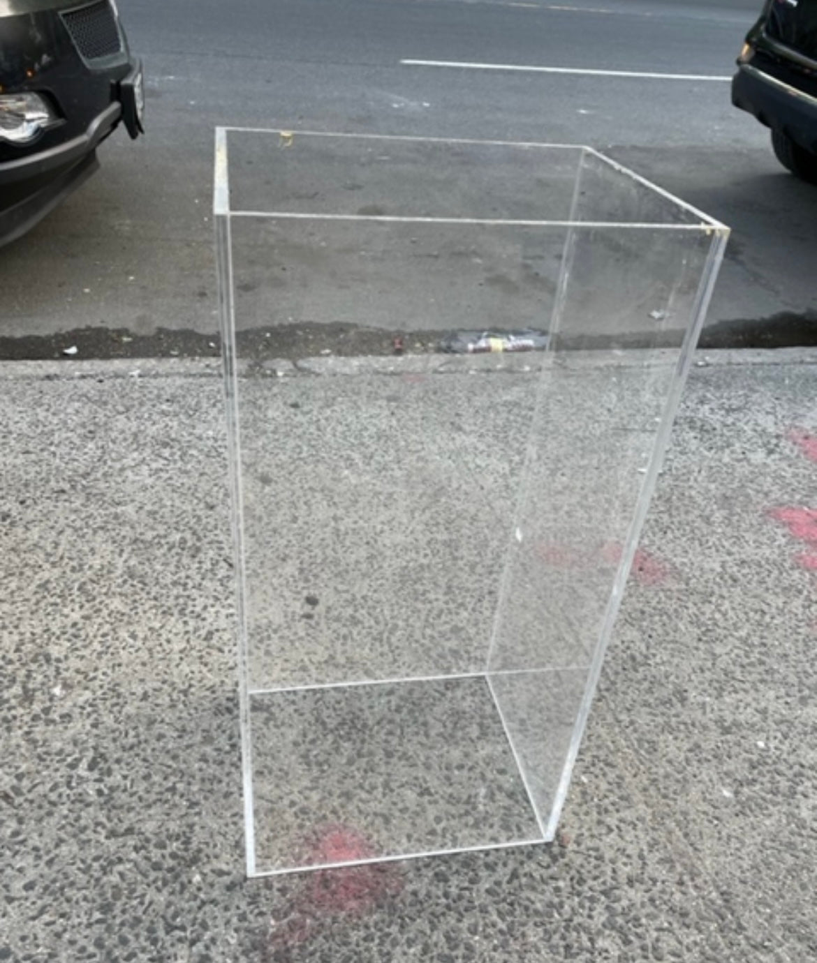 Guitar Pick Shaped Glass and Brass or Lucite Dining Table (Items Sold Separately Please Select the Glass and the Brass or Lucite Base Separately)