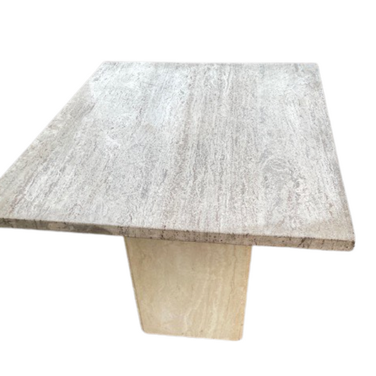 Polished Travertine Accent or Coffee Table