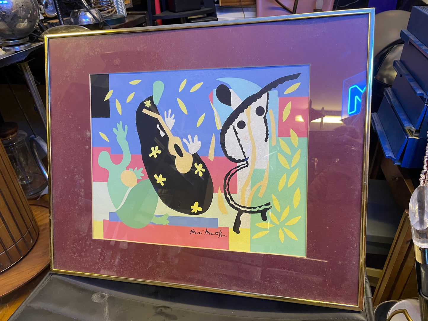 High End Framed Sorrows of the King Matisse Print